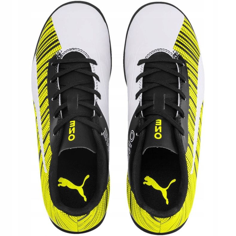 Puma One 5.4 Tt Jr 105662 03 chuteiras multicolorido amarelo 1