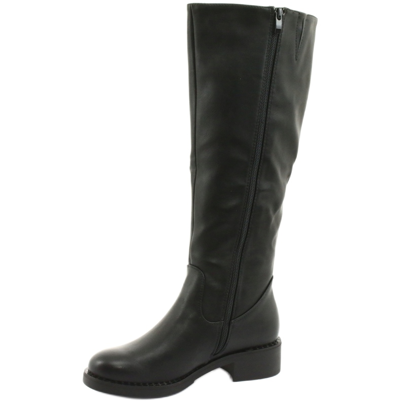 Botas em fundo grosso Sergio Leone 280 preto 2
