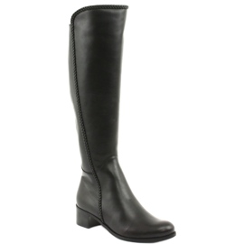 Botas compridas com trança Espinto 194 Darex preto 1