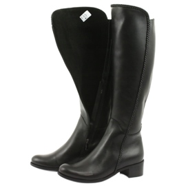 Botas compridas com trança Espinto 194 Darex preto 5