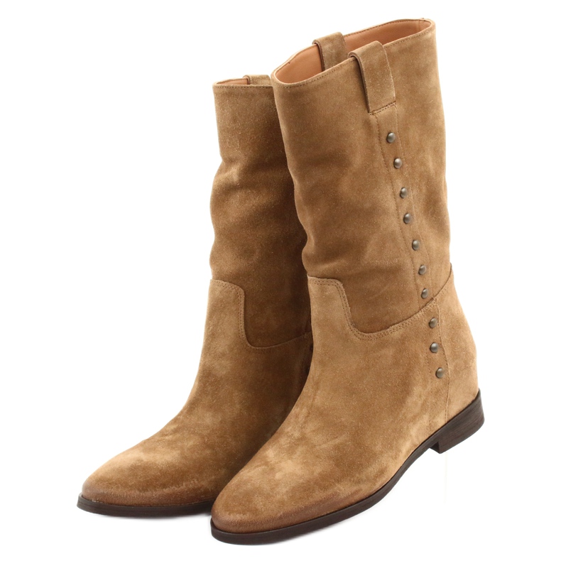 Botas de camurça Badura 9441 marrom 3