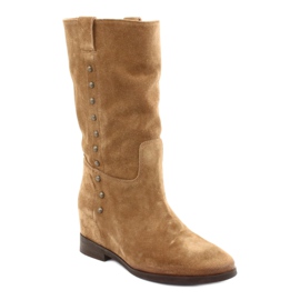 Botas de camurça Badura 9441 marrom 1