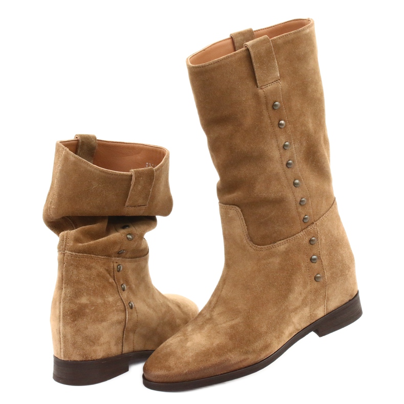 Botas de camurça Badura 9441 marrom 4