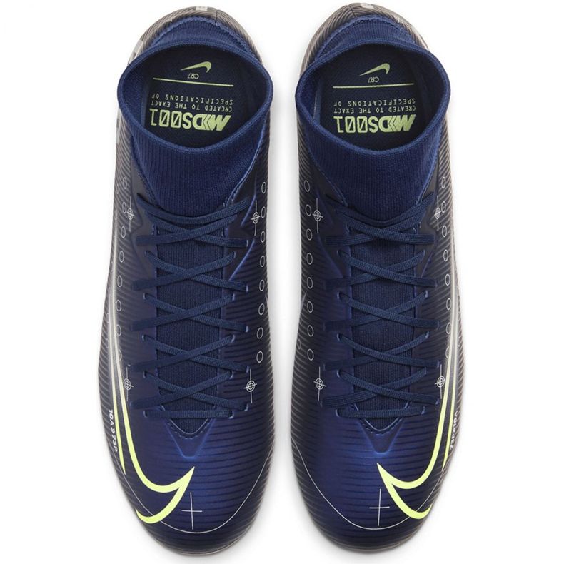 Chuteira Nike Mercurial Superfly 7 Academy Mds FG / MG M BQ5427 401 azul azul 1