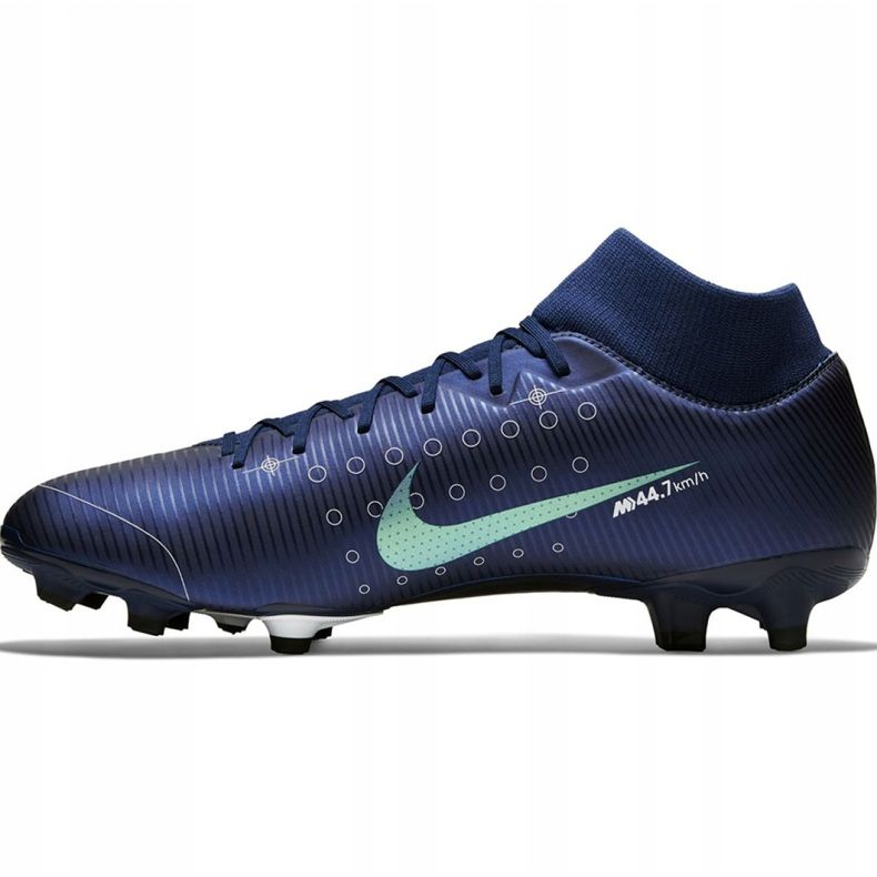 Chuteira Nike Mercurial Superfly 7 Academy Mds FG / MG M BQ5427 401 azul azul 2
