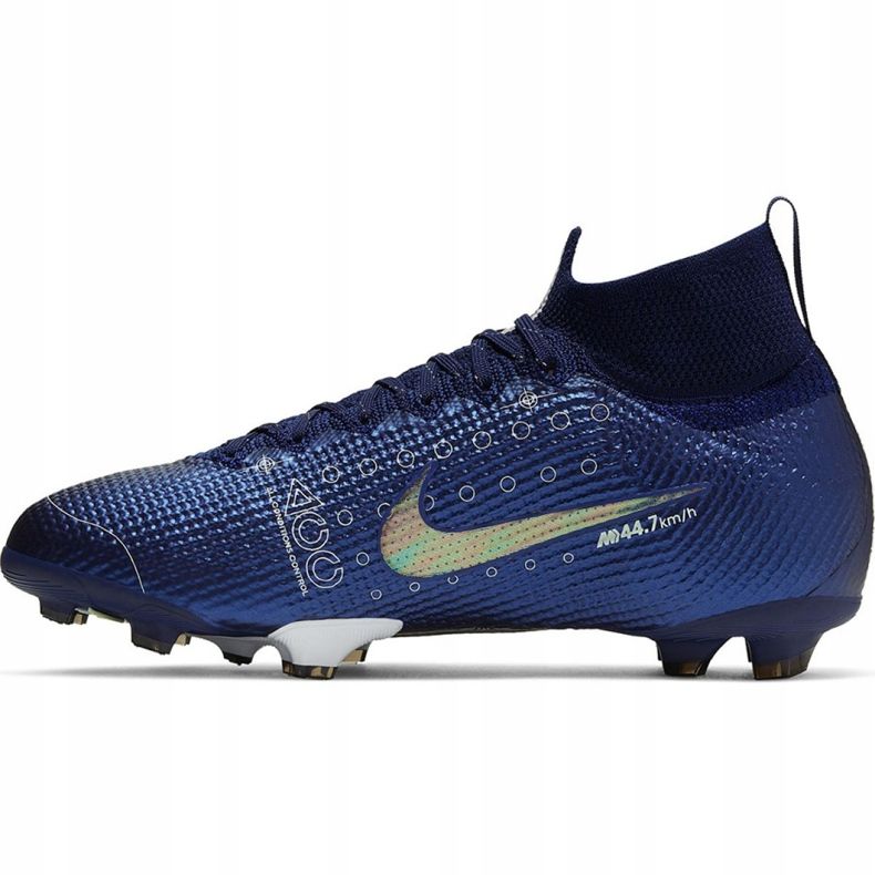 Chuteira Nike Mercurial Superfly 7 Elite Mds Fg Jr BQ5420 401 azul azul 2