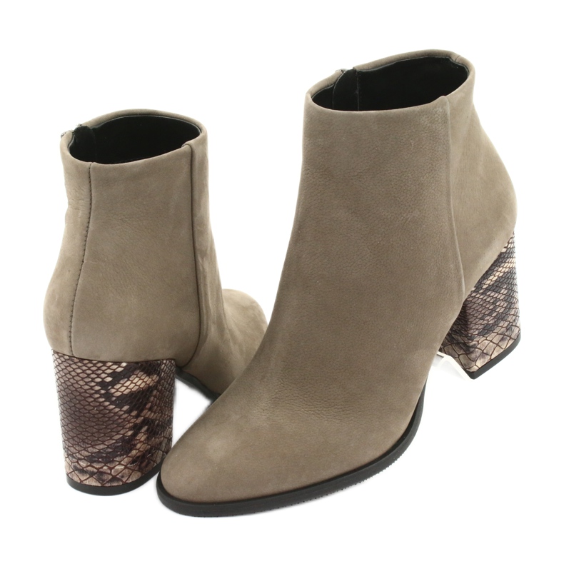 Botas femininas Kaniowski 3543 bege 4