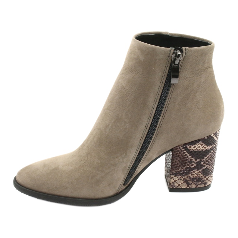 Botas femininas Kaniowski 3543 bege 2