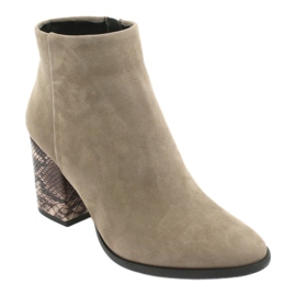 Botas femininas Kaniowski 3543 bege 1