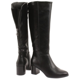Botas pretas de Sergio Leone preto 3