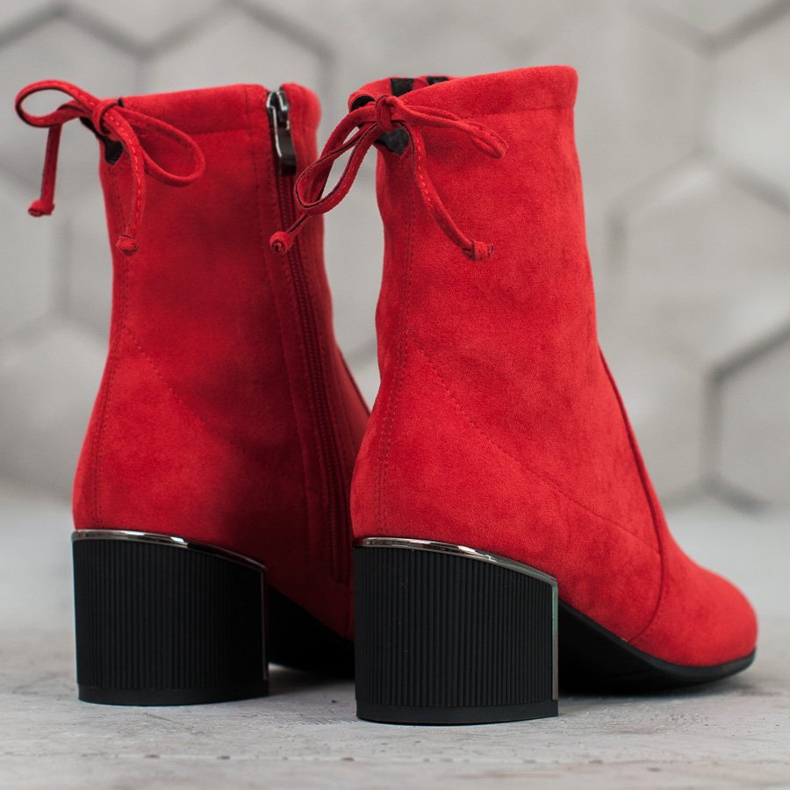 Goodin Botas Vermelhas Elegantes vermelho 2