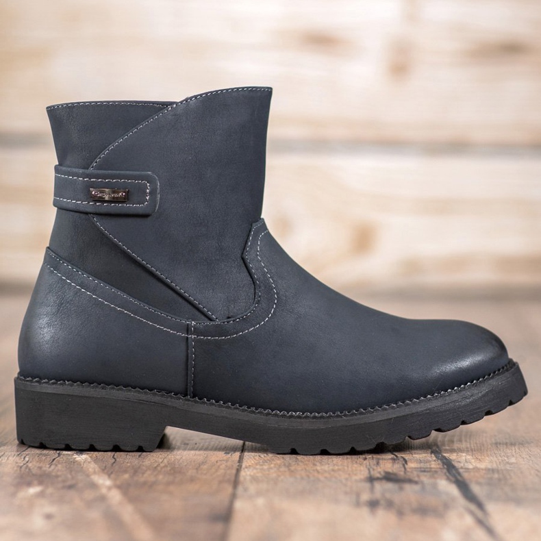 Sergio Leone Botas Confortáveis ​​Azul Marinho multicolorido 1