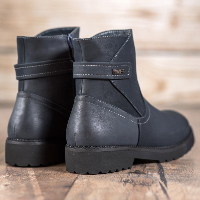 Sergio Leone Botas Confortáveis ​​Azul Marinho azul-marinho multicolorido 2