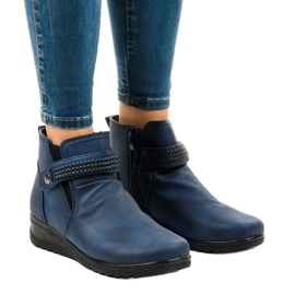 Botas quentes azul escuro 6193 azul marinho 1