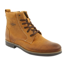 Botas de salto alto no Riko 884 com zíper louco e ensolarado castanho amarelo 1 Botas de salto alto no Riko 884 com zíper louco e ensolarado castanho amarelo 1