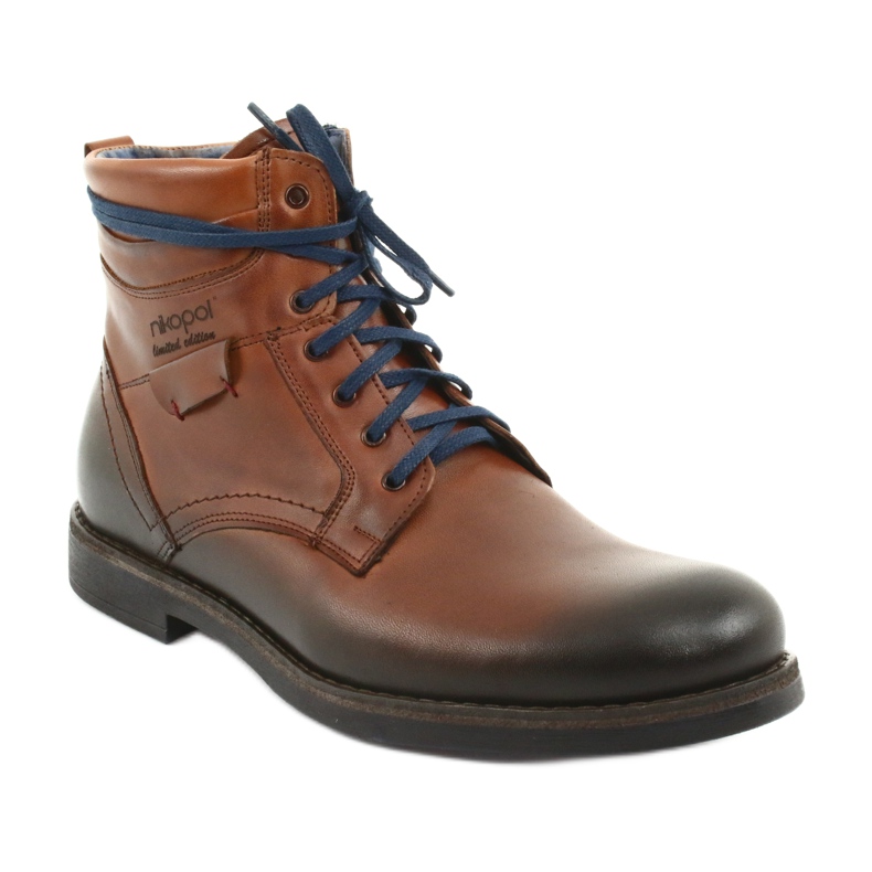 Botas com zíper Nikopol 700 marrom 1