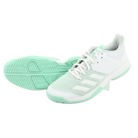 Sapatos Adidas Ligra 6 W BC1035 branco verde 5