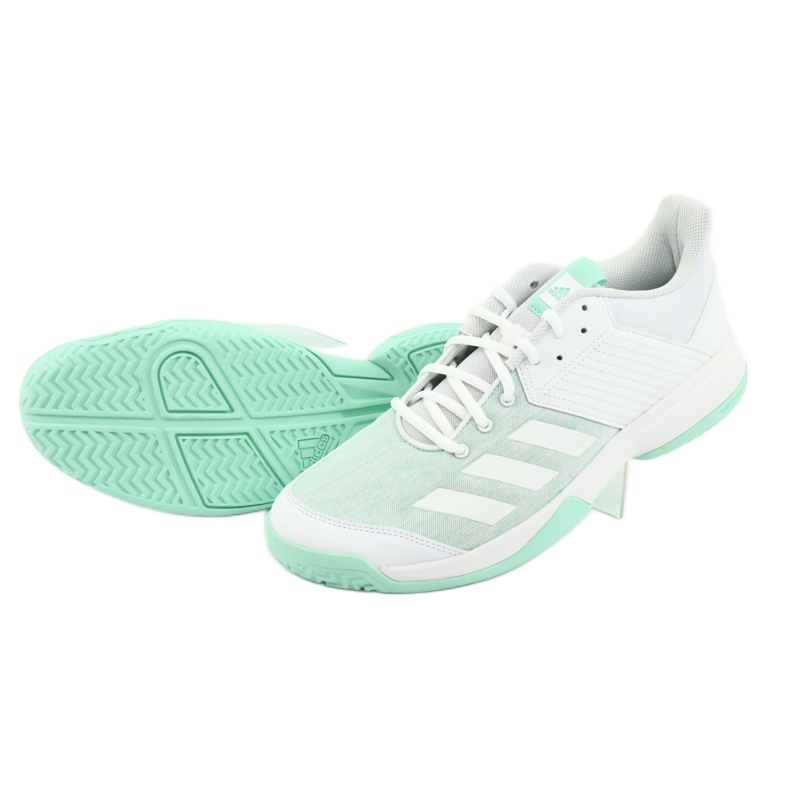 Sapatos Adidas Ligra 6 W BC1035 branco verde 5