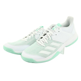 Sapatos Adidas Ligra 6 W BC1035 branco verde 3