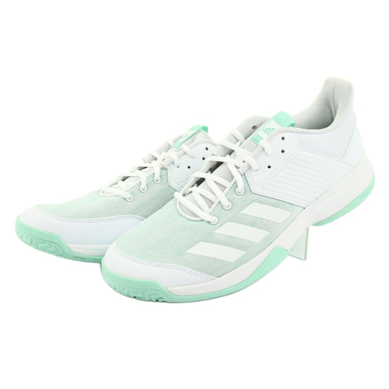 Sapatos Adidas Ligra 6 W BC1035 branco verde 3