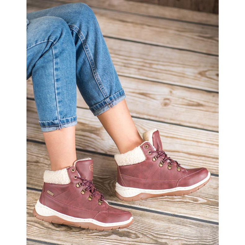 Arrigo Bello Botas quentes de inverno vermelho 2