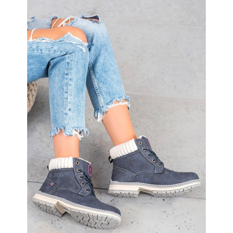 Arrigo Bello Trappers da moda azul 2