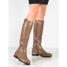 Super Me Botas Bege 1
