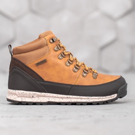 McKey Botas amarradas com pele de carneiro marrom 1