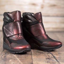 Sergio Leone Tênis velcro vermelho 1