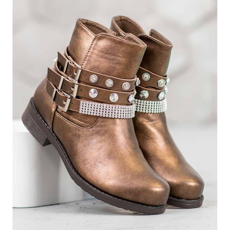 Forever Folie botas marrons castanho 1
