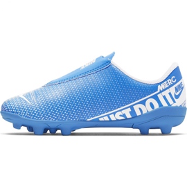 Chuteiras Nike Mercurial Vapor 13 Club Mg PS (V) Jr AT8162 414 azul azul 2 Chuteiras Nike Mercurial Vapor 13 Club Mg PS (V) Jr AT8162 414 azul azul 2