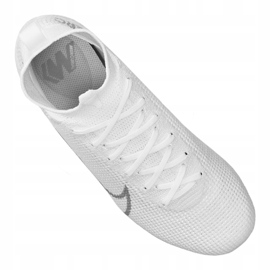Chuteiras Nike Superfly 7 Elite Fg Jr AT8034-100 branco branco 2