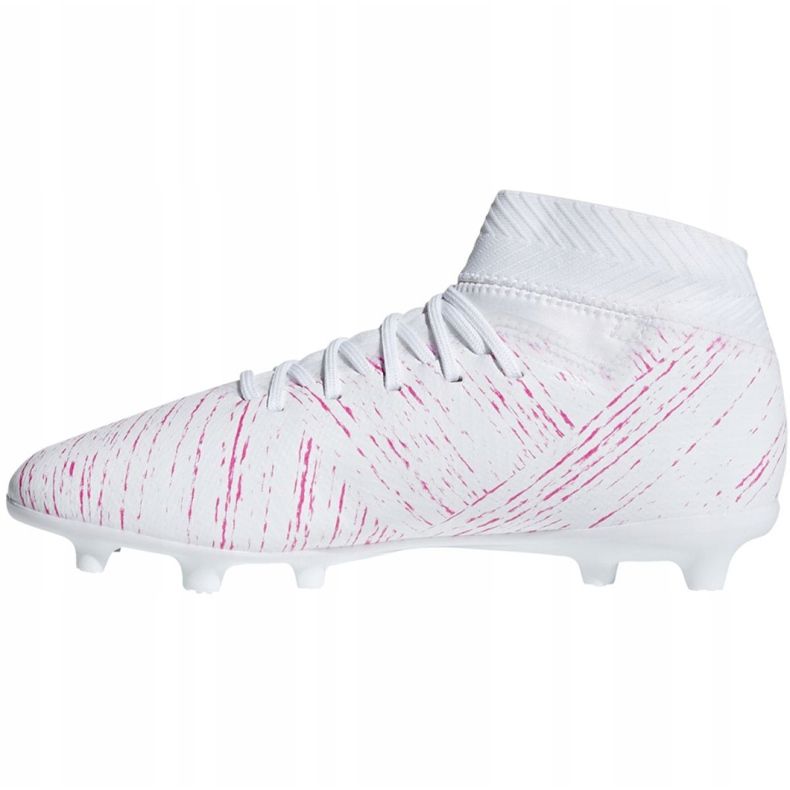 As chuteiras adidas Nemeziz 18.3 Fg Jr CM8506 multicolorido branco 2