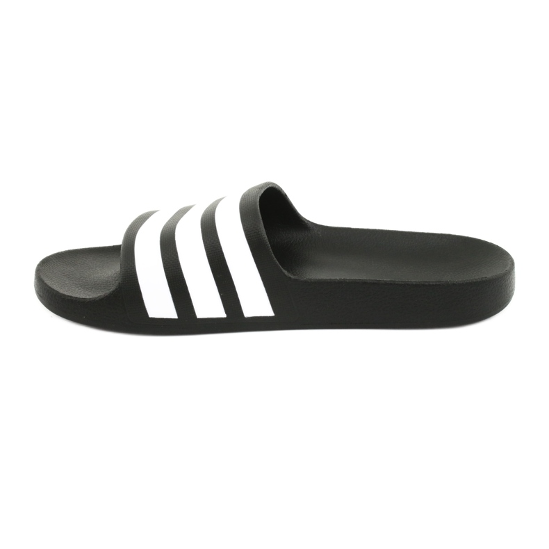 Chinelos Adidas Adilette Aqua K Jr F35556 branco preto 2