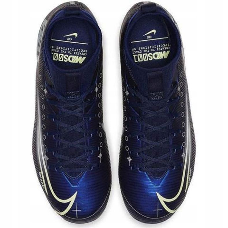 Chuteira Nike Mercurial Superfly 7 Academy Mds FG / MG Jr BQ5409 401 azul marinho azul marinho 2