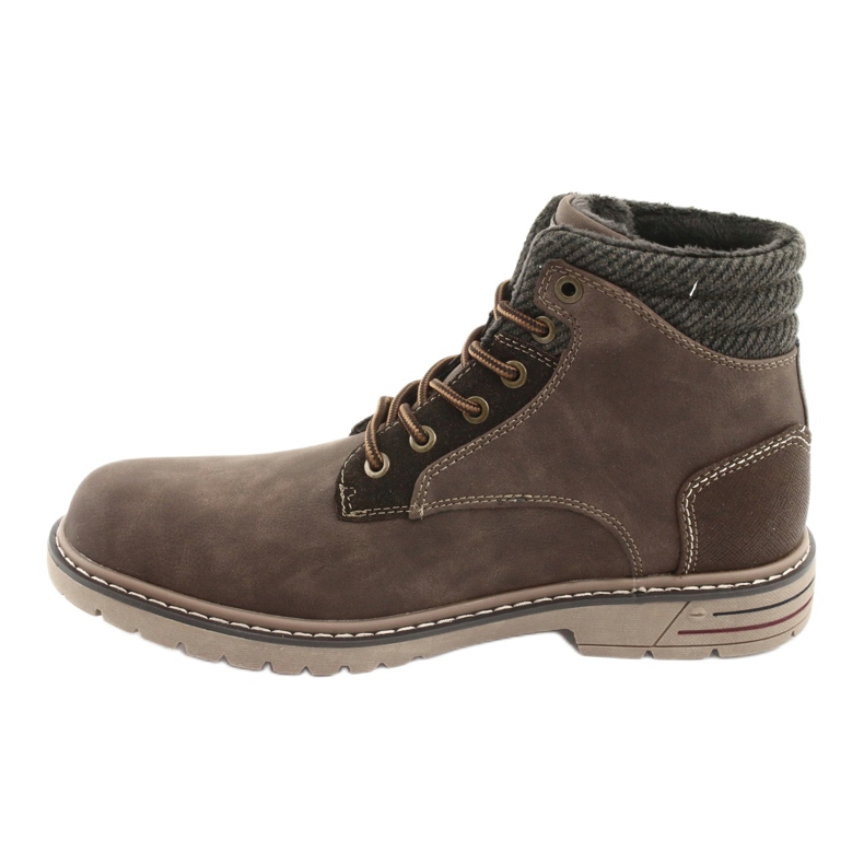 Botas masculinas American club RH35 marrom castanho 2
