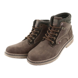 Botas masculinas American club RH35 marrom 3