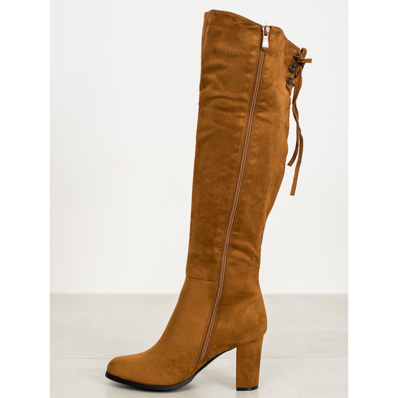 Botas de camurça VINCEZA marrom 1