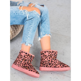 SDS Mukluki rosa em bolinhas 2