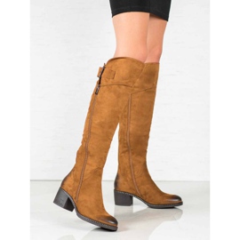 Botas de camelo VINCEZA marrom 2