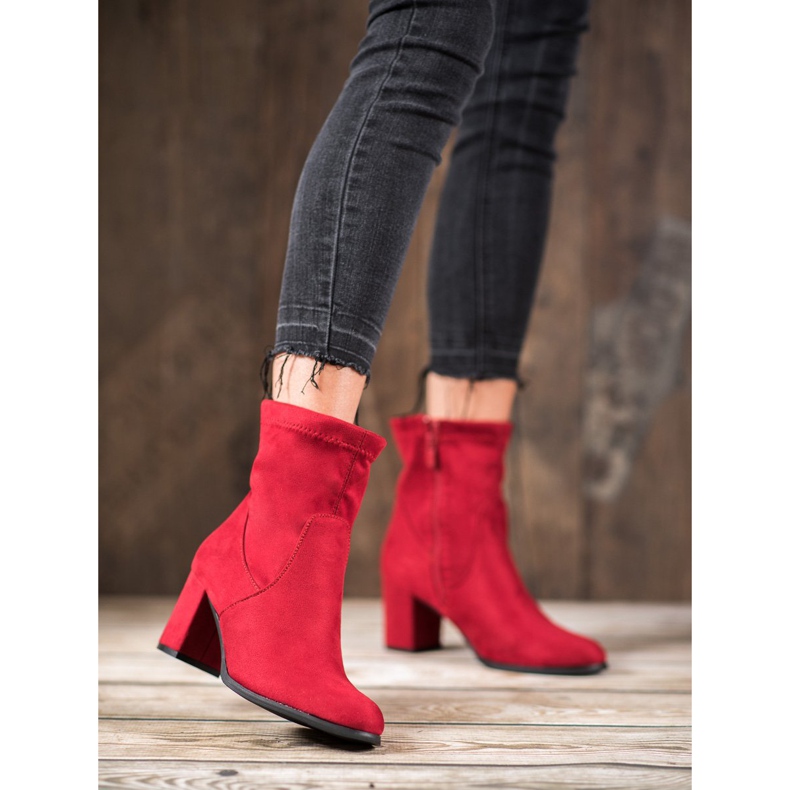 SHELOVET Botas vermelhas vermelho 1