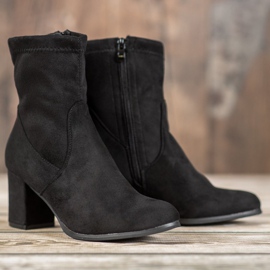 SHELOVET Botas pretas de deslizamento preto 1