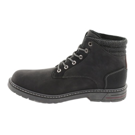 Botas masculinas negras American club RH35 preto 2