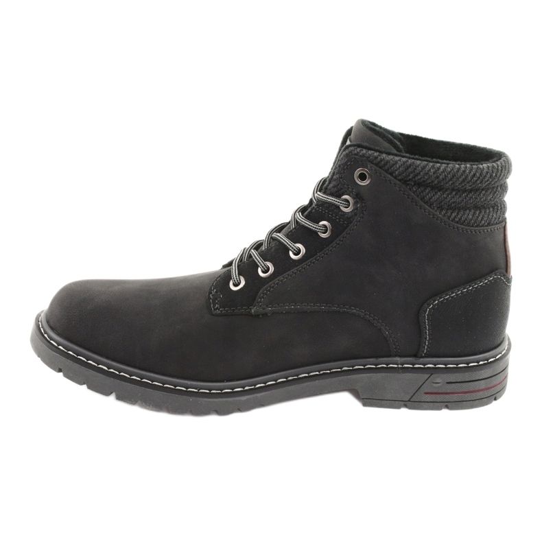 Botas masculinas negras American club RH35 preto 2