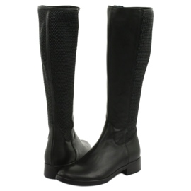 Botas Bioeco com elástico Arka 7504 preto 4 Botas Bioeco com elástico Arka 7504 preto 4