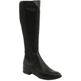 Botas Bioeco com elástico Arka 7504 preto 1 Botas Bioeco com elástico Arka 7504 preto 1