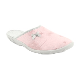 Sapatos femininos coloridos Befado 235D161 rosa cinza 1
