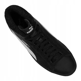 Puma Smash V2 Mid L Fur Jr 366895-05 preto 2