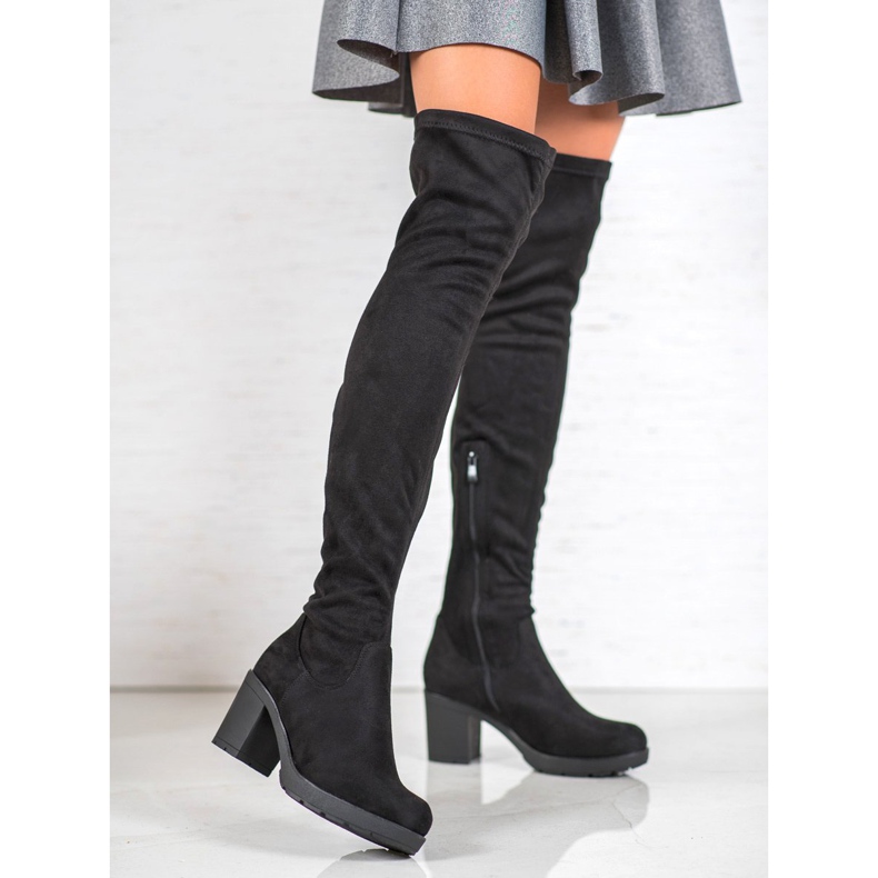 Seastar Botas pretas na plataforma preto 2