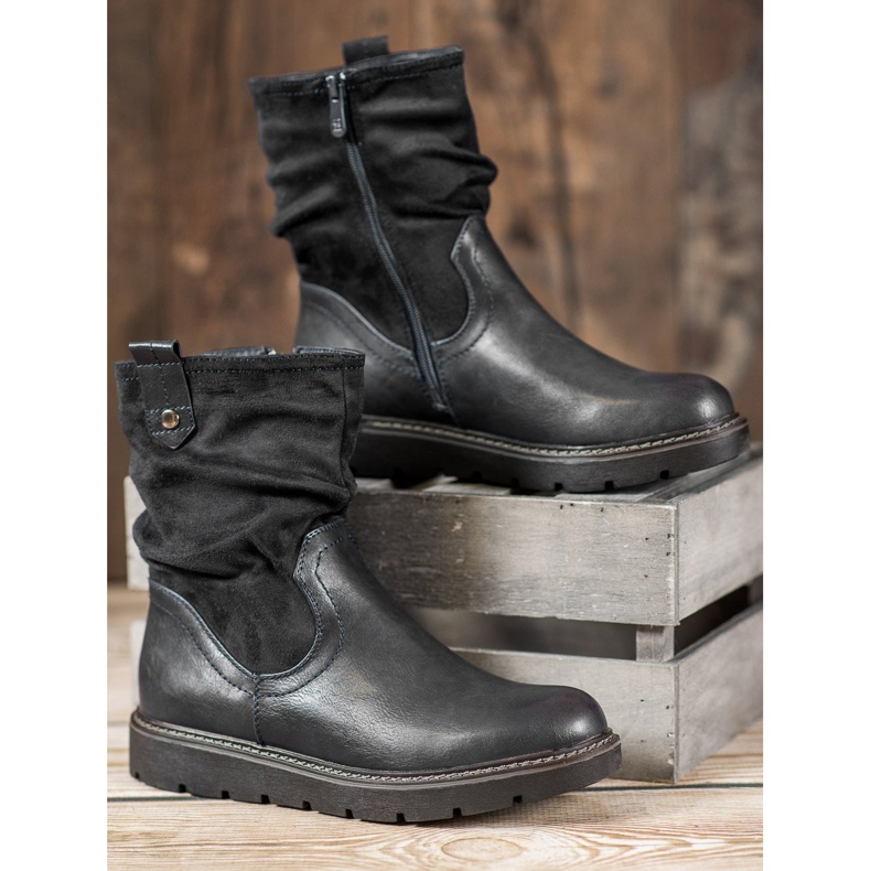 Ideal Shoes Trabalhadores na plataforma preto 1